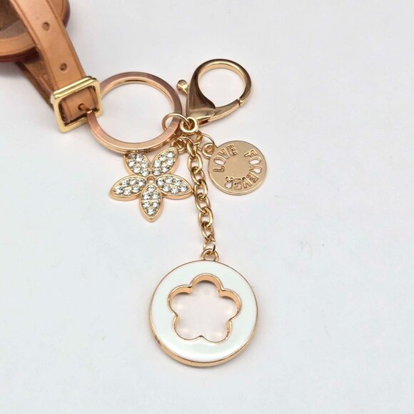 Authentic Louis Vuitton Luggage Tag with Unbranded Keycharm, Keychain, Bagcharm - Picture 6 of 8